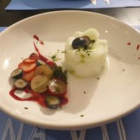 Sorbet de lima :) at Bacalhau na Vila in Sintra