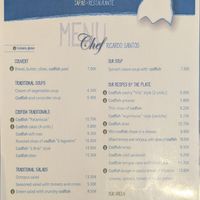 Menu (05/2025) at Bacalhau na Vila in Sintra