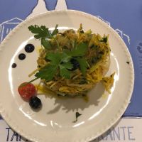 Leeks “a Brás" at Bacalhau na Vila in Sintra