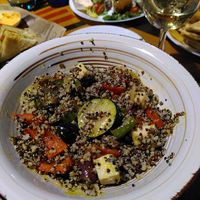 Ensalada de Quinoa con verduras y dados de qveso vegano casero at Kalí Órexi by Labocatorio in Bilbao
