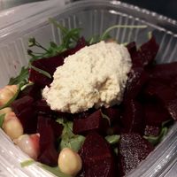 Ensalada de remolacha y queso cremoso de almendras. at Kalí Órexi by Labocatorio in Bilbao