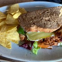 Vegan sloppy joes  at The Blueberry in Amersfoort