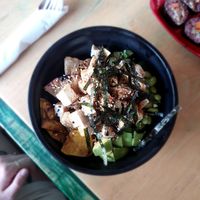 Tofu sesame bowl at The Greenhouse in Vientiane