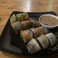 Salad wraps  at The Greenhouse in Vientiane