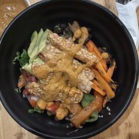 Tex Mex rice bowl, 80,000 kip  at The Greenhouse in Vientiane