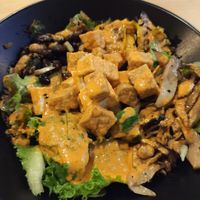 Custom salad at The Greenhouse in Vientiane