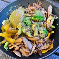 Grilled veggie sal at The Greenhouse in Vientiane