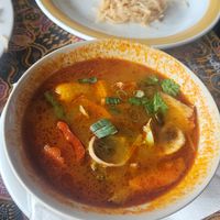 Tom yum soup at Goulburn Thai in Goulburn
