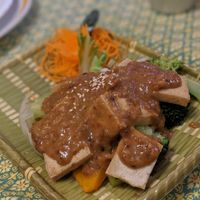 Fried tofu at Goulburn Thai in Goulburn