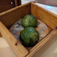 Crystal vegetable dumplings at Donna Chang in Brisbane