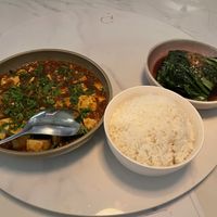 Mapo Tofu & Asian Greens  at Donna Chang in Brisbane