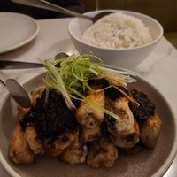 Fried eggplant at Donna Chang in Brisbane