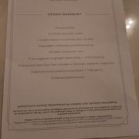 Vegan banquet at Donna Chang in Brisbane