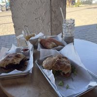 $50- 2 Elote, 2 churros, 2 burgers, milkshake, fries at Earth Plant Based in Phoenix