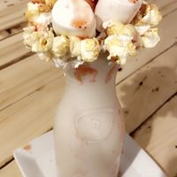 Strawberry Marshmallow Monster shake!  at Earth Plant Based in Phoenix