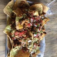 Boss nachos. Loved the plant-based chorizo  at Earth Plant Based in Phoenix