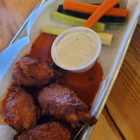 Buffalo wings at Earth Plant Based in Phoenix