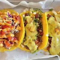 Tacos al pastor and fish taco✨delicious   at Earth Plant Based in Phoenix