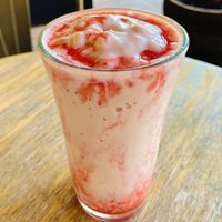 Strawberry shake  at Earth Plant Based in Phoenix