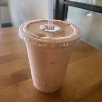 Strawberry horchata   at Earth Plant Based in Phoenix