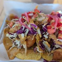 Shrimp Tacos at Earth Plant Based in Phoenix