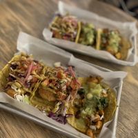 Shrimp Tacos are your best bet  at Earth Plant Based in Phoenix