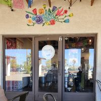 Front door off the street at Earth Plant Based in Phoenix