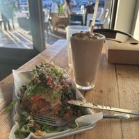Chino and Chocolate Milkshake  at Earth Plant Based in Phoenix