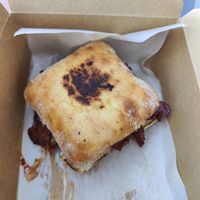 Bbq sandwich to go at Earth Plant Based in Phoenix