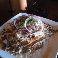 huevas rancheros at Earth Plant Based in Phoenix