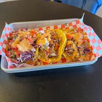 fish tacos at Earth Plant Based in Phoenix