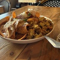 Chilaquiles 😋  at Earth Plant Based in Phoenix