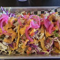 Crazy shrimp tacos at Earth Plant Based in Phoenix