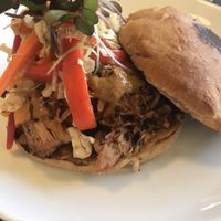 BBQ Jackfruit sandwich  at Earth Plant Based in Phoenix