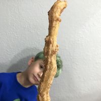 Churro was delicious!! at Earth Plant Based in Phoenix