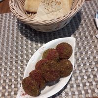 Falafel at Palm Court in Wadi Musa