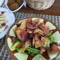 Fattoush at Palm Court in Wadi Musa