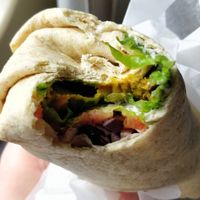 Falafel wrap at Copper Branch - Stanley in Montreal