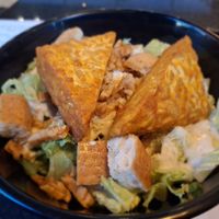 Caesar Salad with extra tempeh 😋 at Copper Branch - Stanley in Montreal