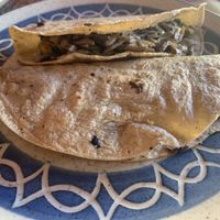 Quesadillas at Los Colorines in Tepoztlan