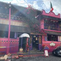 Outside at Los Colorines in Tepoztlan
