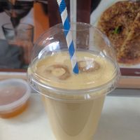 Mango lassi (seasonal) at Chai Walla in Cambridge