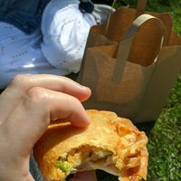 Samosa, comes with £6 wrap at Chai Walla in Cambridge