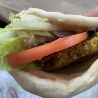 Falafel pita 🥙  at Good Eats on 6 in Eastham