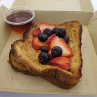 Strawberry French Toast at Vegan Jus in Strongsville
