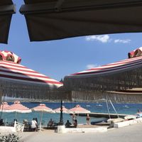 The view at Tiramisu Sweets & Coffee in Spetses