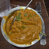 Baygan bhartha made vegan. YUM! at Tandoori Oven in Logan