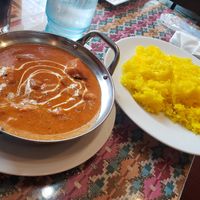 Lunch set (¥750) with rice at Everest Kitchen in Tama