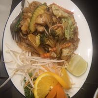 Vegan vegetable pad thai at Everyday Thai in Bristol