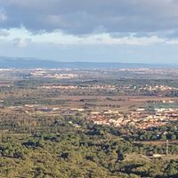 view from nearby at Studio Vert  in Laroque-des-alberes